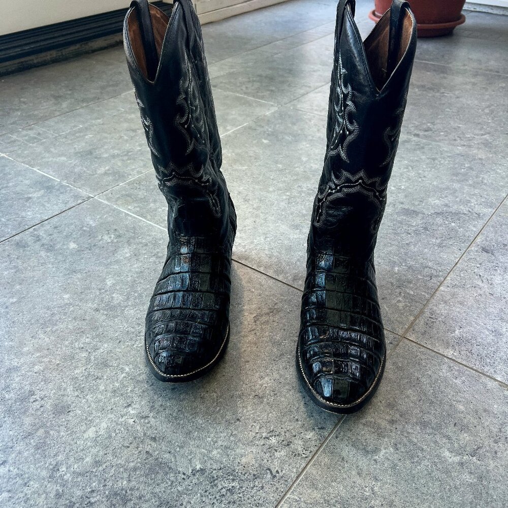 Men's Alligator Skin Cowboy Boots